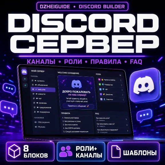 Конструктор Discord-сервера